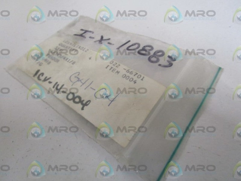 LOT OF 2 FISHER SEAL 12A9717X012 *NEW NO BOX*