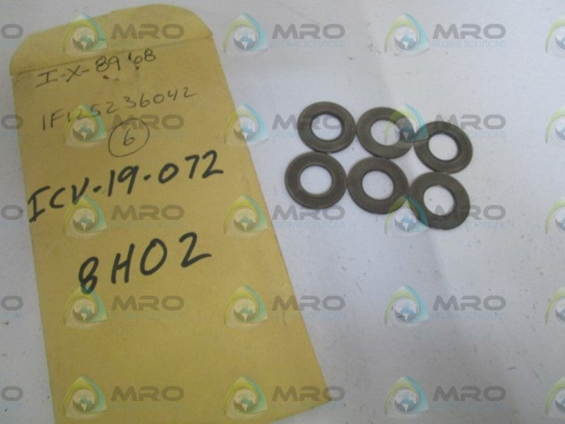 LOT OF 6 FISHER WASHER 1F12536042 *NEW NO BOX*