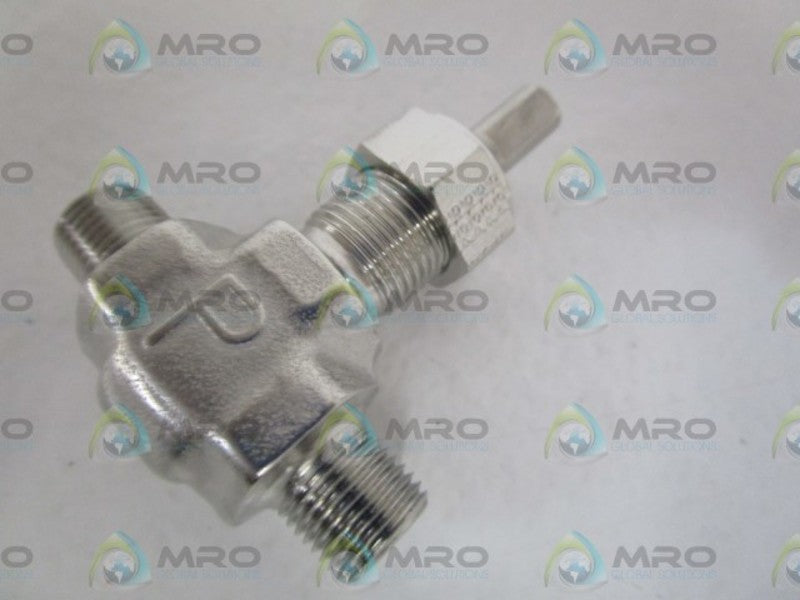 PARKER 1/8" NEEDLE VALVE 2M-V4LN-SS (AS PICTURED) *NEW NO BOX*