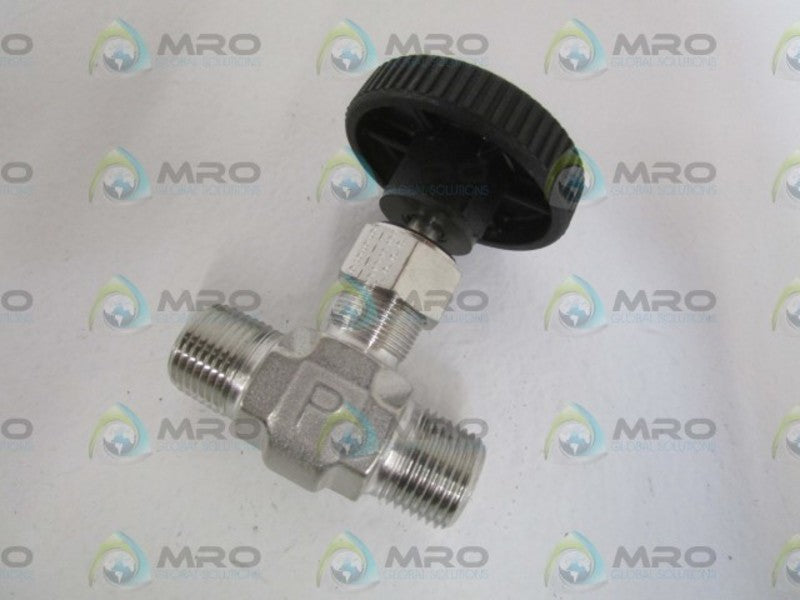 PARKER 3/8" NEEDLE VALVE 6Z-V6LN-SS *NEW NO BOX*