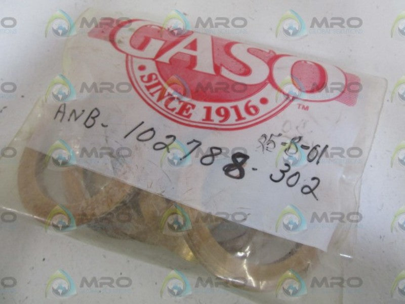 LOT OF 5 GASO RING ANB-102788-302 *NEW IN BAG*