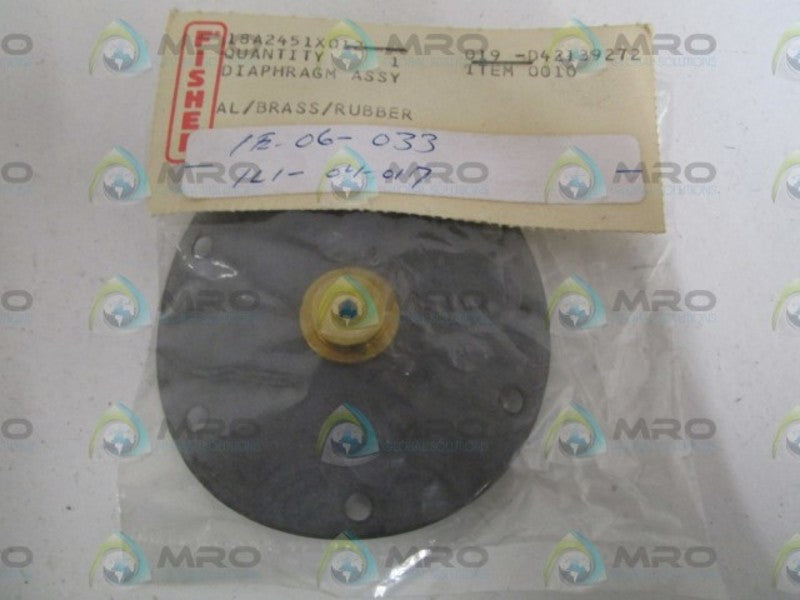FISHER DIAPHRAGM ASSY 18A2451X012 * NEW IN BAG *