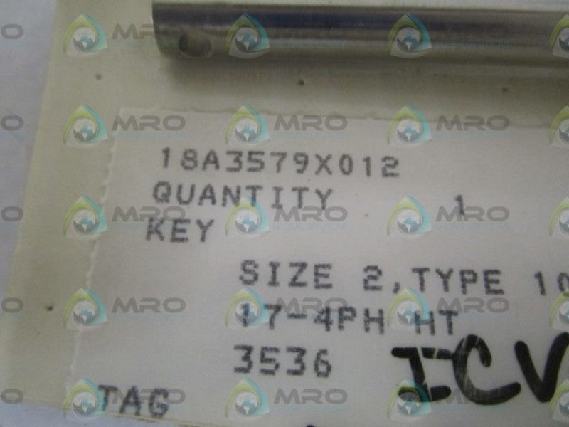 FISHER SIZE 2 KEY 18A3579X012 * ORIGINAL PACKAGE *