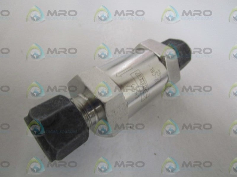 PARKER STAINLESS VALVE 6Z-C6L-5-SS *NEW IN BOX*