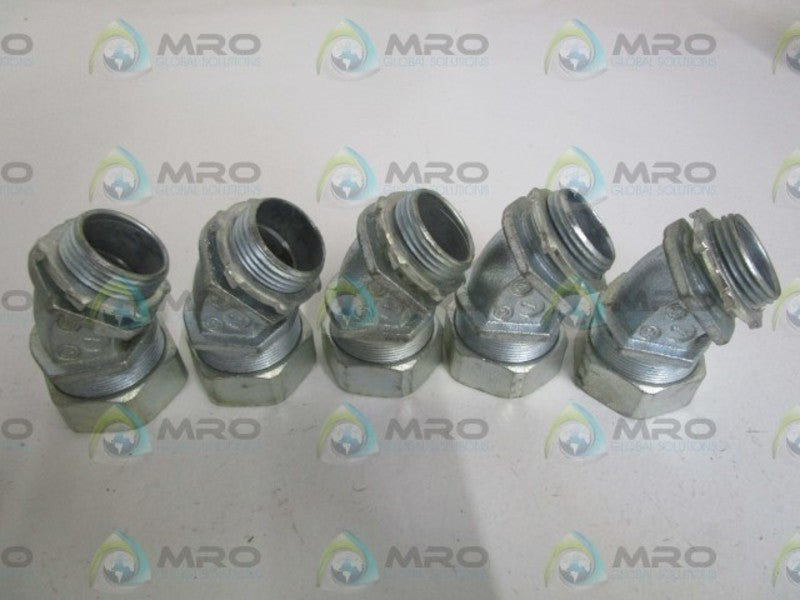 LOT OF 5 GOULD 1" CONNECTOR 13-100 *NEW IN BOX*