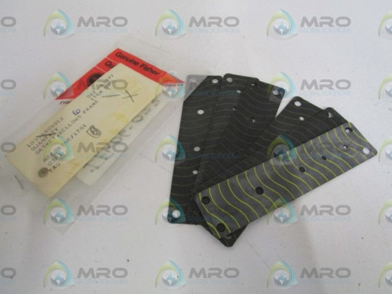 LOT OF 6 FISHER FRAME GASKET 1D396803012 *NEW NO BOX*