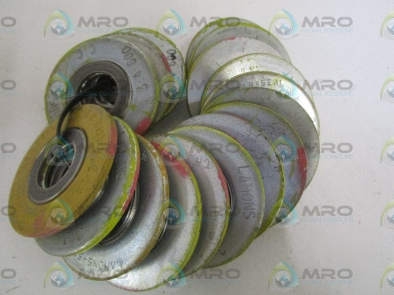 LOT OF 17 LAMONS 1/2" GASKET 3-4-600 *NEW NO BOX*