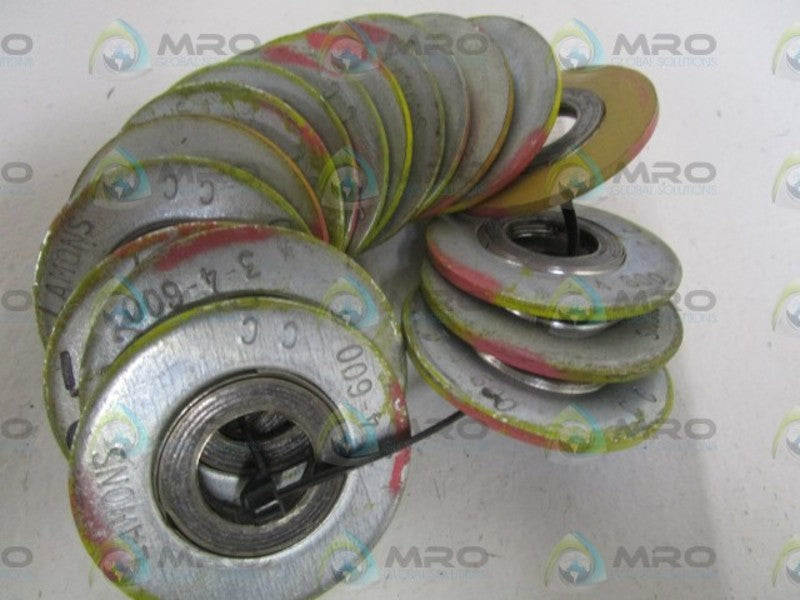 LOT OF 17 LAMONS 1/2" GASKET 3-4-600 *NEW NO BOX*