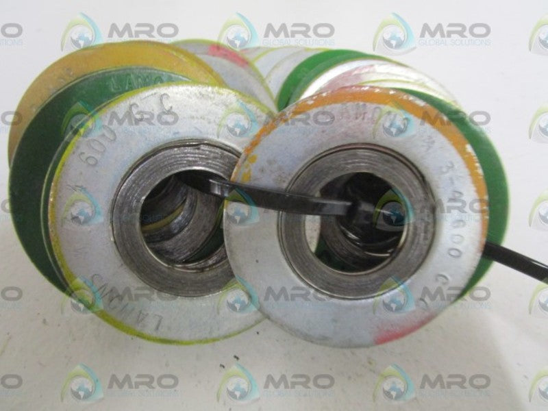 LOT OF 25 LAMONS 3/4" GASKET 3-4-600 *NEW NO BOX*