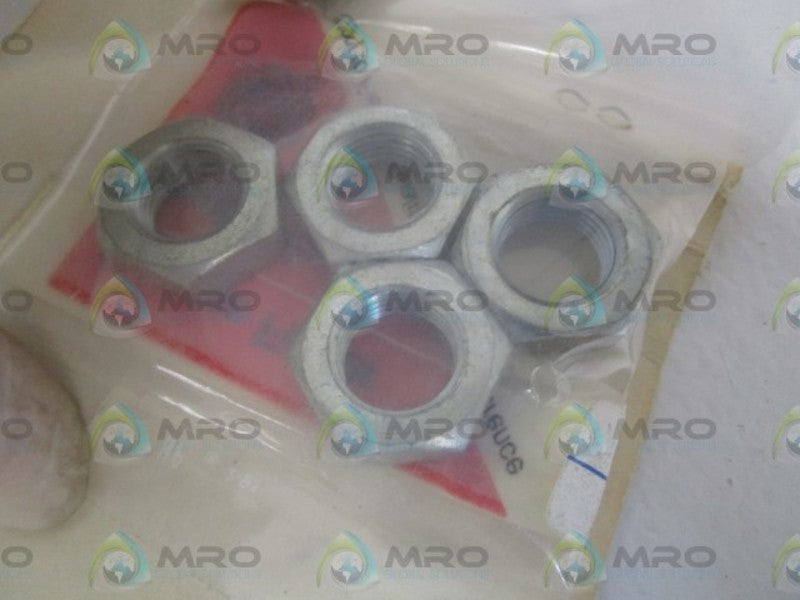LOT OF 4 FISHER HEX NUT 12A9666X012 *NEW IN FACTORY BAG*