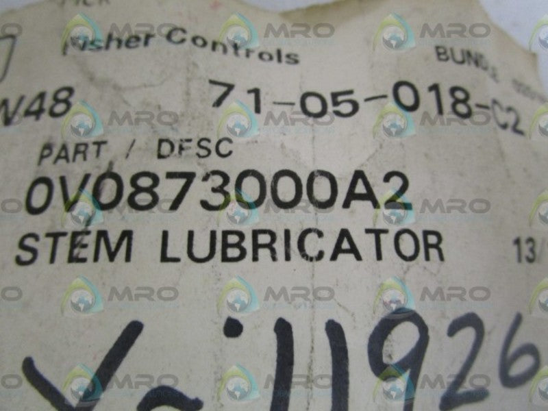 FISHER STEM LUBRICATOR 0V0873000A2 *NEW NO BOX*