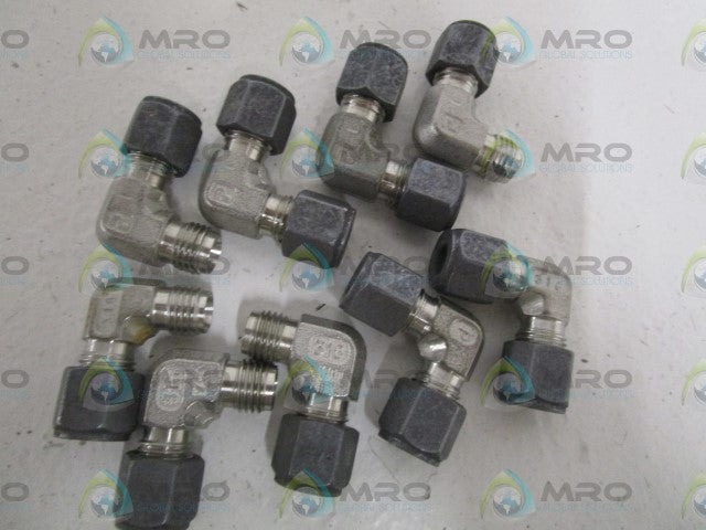LOT OF 9 FISHER UNION ELBOW 2-2EBZ-SS *NEW NO BOX*