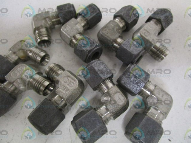 LOT OF 9 FISHER UNION ELBOW 2-2EBZ-SS *NEW NO BOX*