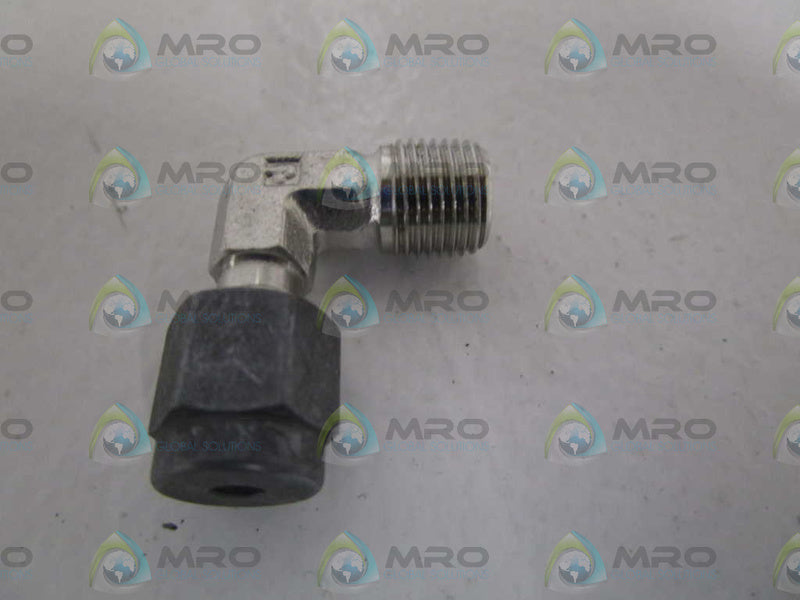 PARKER 1/8"T X 1/8P MALE ELBOW 2-2CBZ-SS *NEW NO BOX*