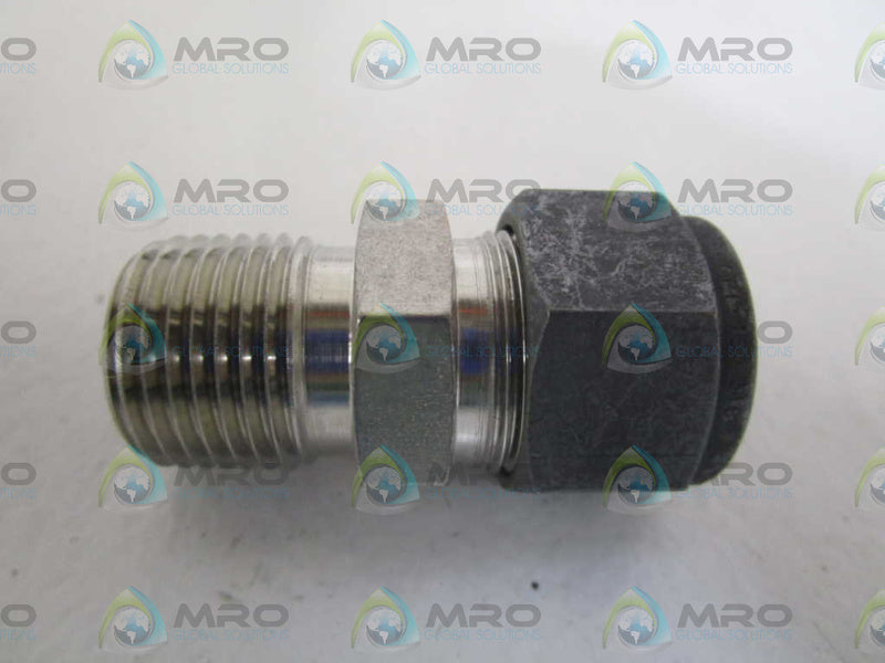 LOT OF 6 PARKER 1/2" MNPT X 5/8" MALE CONNECTOR 10-8 *NEW NO BOX*