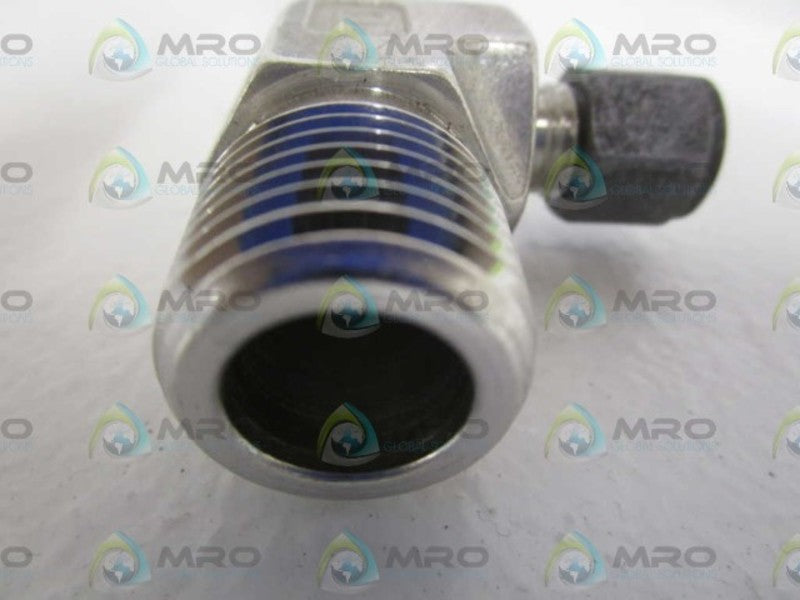 LOT OF 3 PARKER 1/4X1/2" MALE ELBOW 4-8CBZ-DSS *NEW NO BOX*