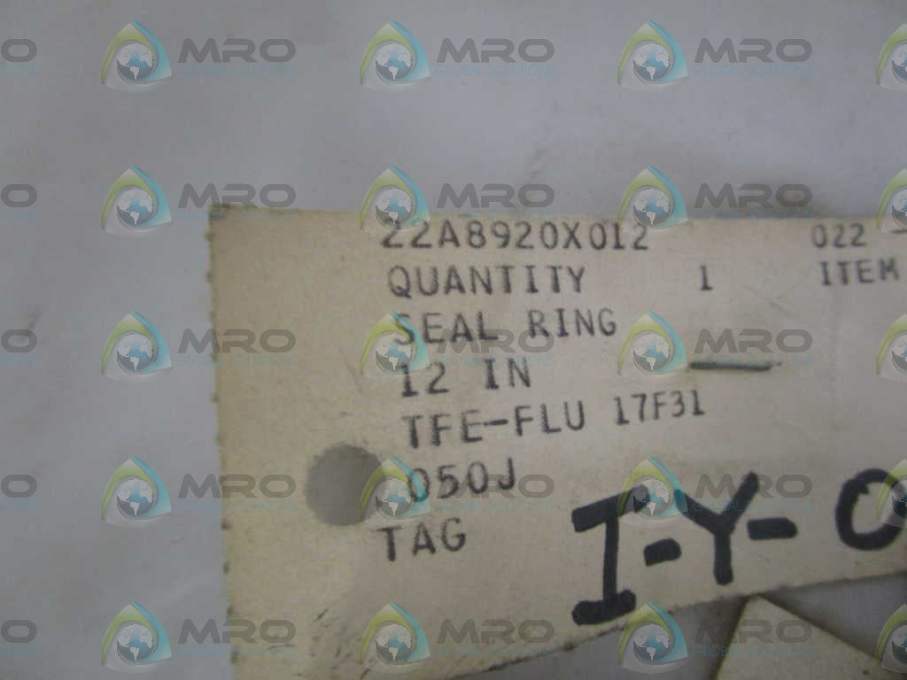 FISHER SEAL RING 12" 22A8920X012 *NEW NO BOX*