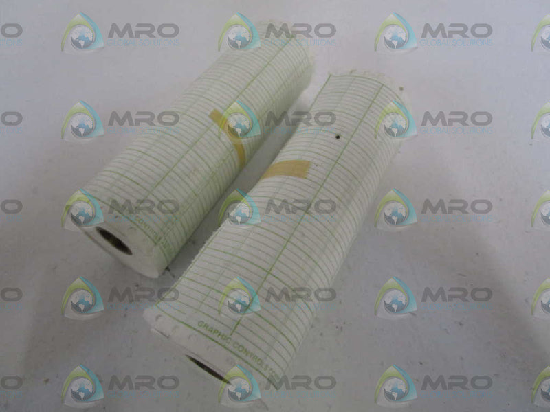LOT OF 2 GRAPHIC CONTROLS CHART PAPER 537104 *NEW NO BOX*