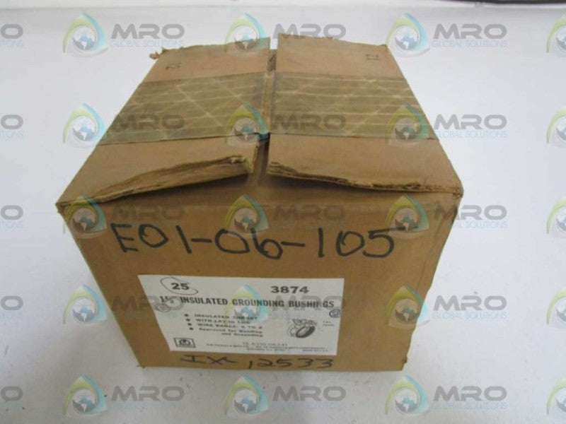 LOT OF 25 THOMAS & BETTS 1-1/2" BUSHINGS 3874 *FACTORY SEALED*