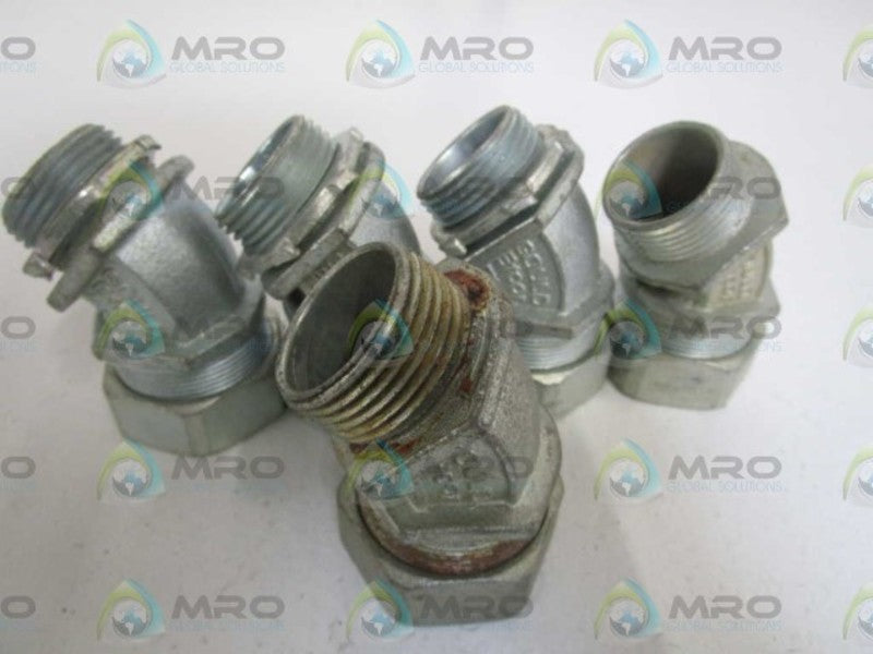 LOT OF 5 GOULD 1" CONNECTOR 13-100 *NEW IN BOX*