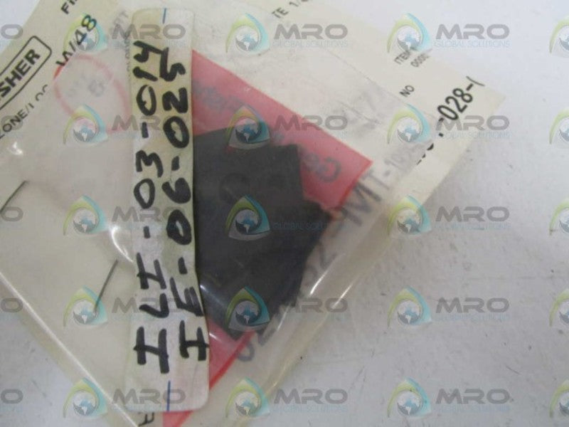 LOT OF 5 FISHER GASKET 1D397103012 *NEW IN FACTORY BAG*