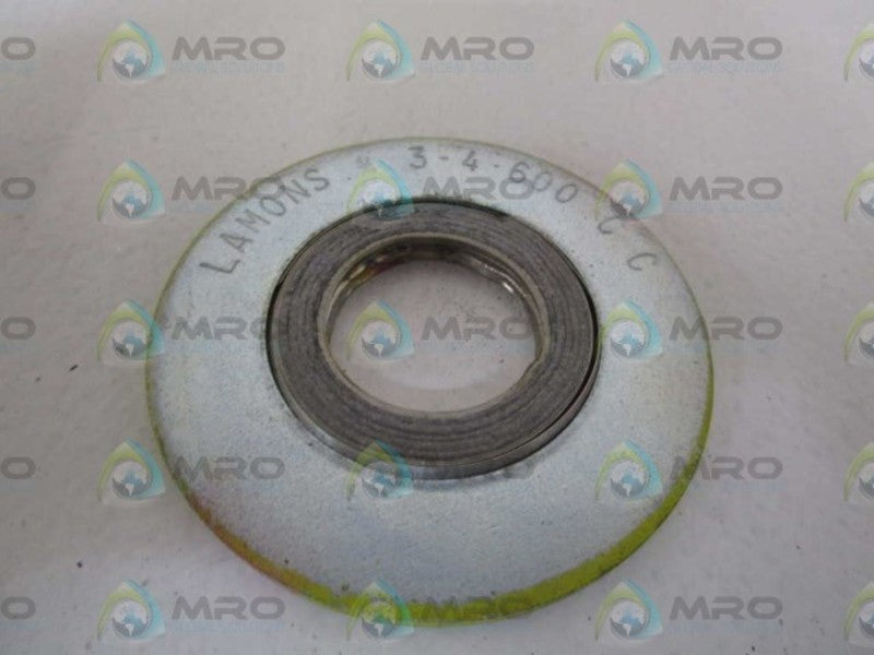 LOT OF 5 LAMONS 3/4" GASKET 3-4-600 *NEW NO BOX*