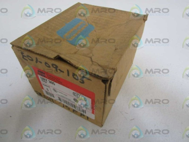 LOT OF 5 CROUSE-HINDS 1" CONDUIT FITTING UNY305 *FACTORY SEALED*