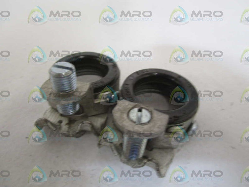 LOT OF 2 O-Z/GEDNEY 1" INSULATED GROUDING BUSHING B100 *NEW NO BOX*