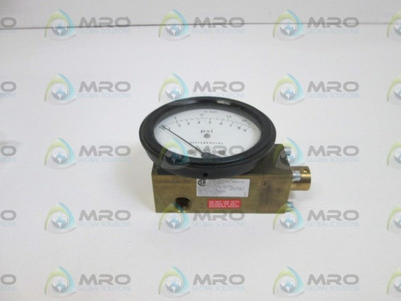 ORANGE RESEARCH, INC. DIFFERENTIAL PRESSURE GAUGE 1516DGS-31811  NSNP