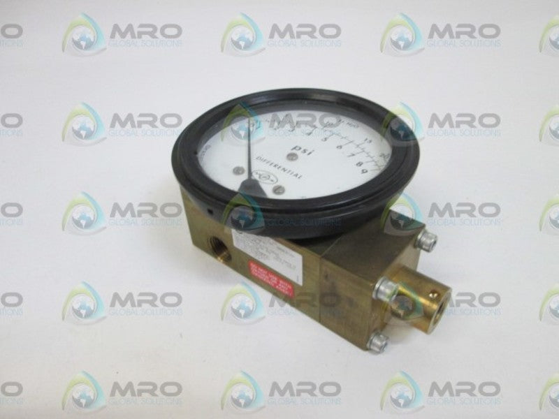 ORANGE RESEARCH, INC. DIFFERENTIAL PRESSURE GAUGE 1516DGS-31811  NSNP