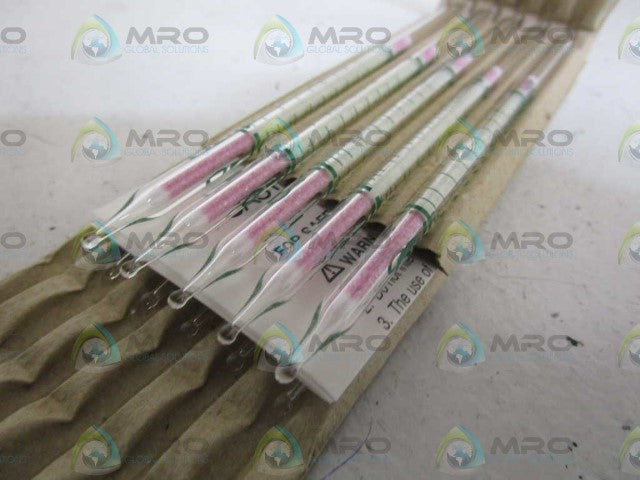LOT OF 10 GASTEC DETECTOR TUBE 8La *NEW IN BOX*