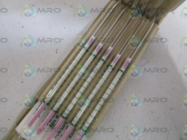LOT OF 10 GASTEC DETECTOR TUBE 8La *NEW IN BOX*
