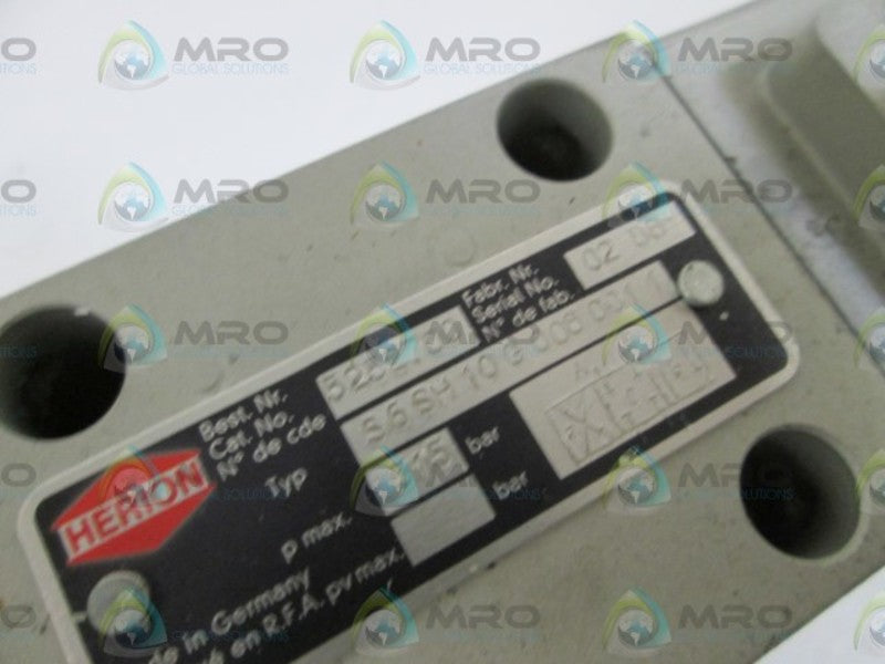 HERION VALVE S6SH10G0080011 NSNP