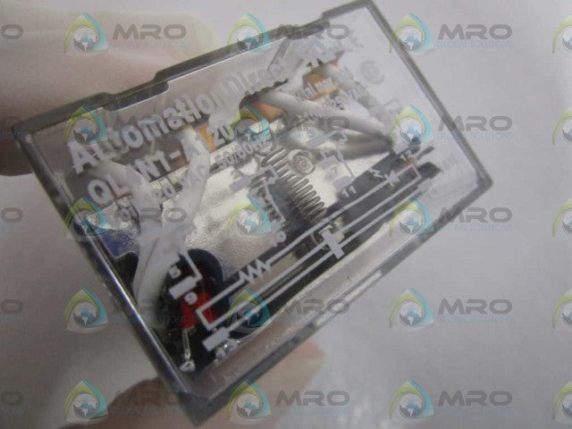 LOT OF 2 AUTOMATION DIRECT 120VAC RELAY QL4N1-A120 *NEW NO BOX*