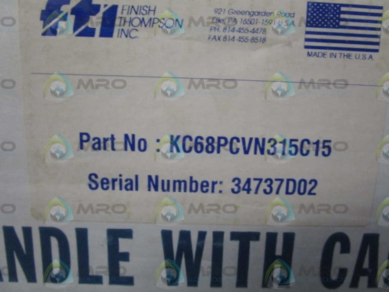FTI PUMP KC68PCVN315C15  NSMP