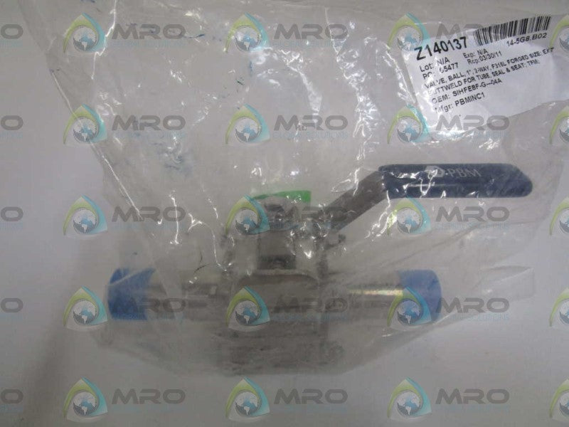 PBM 1" BALL VALVE SIHFE8F-G-04A *NEW IN BAG*