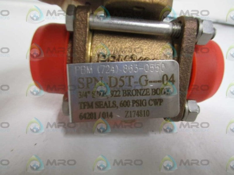 PBM 3/4" VALVE SIHFE8F-G-04A *NEW NO BOX *