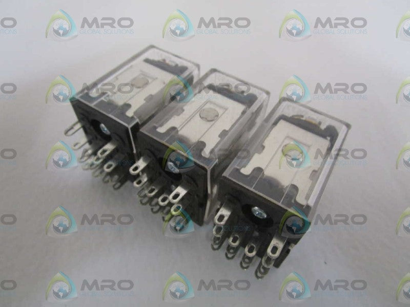 LOT OF 3 AUTOMATION DIRECT 120VAC RELAY QM4N1-A120 *USED*