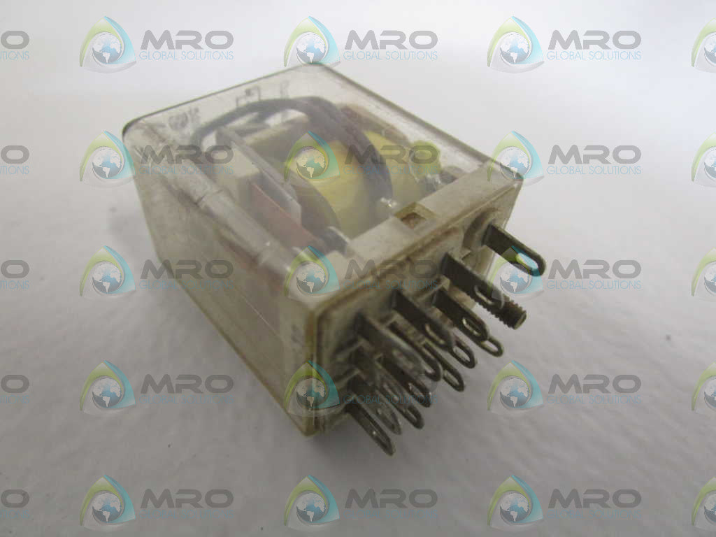 LOT OF 11 POTTER & BRUMFIELD 12VDC RELAY KHU17D11 *USED*