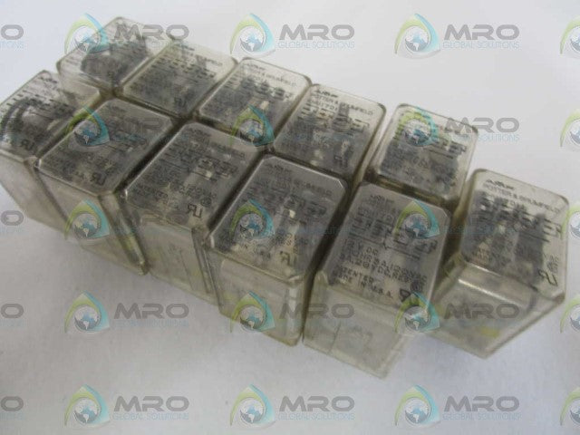 LOT OF 11 POTTER & BRUMFIELD 12VDC RELAY KHU17D11 *USED*
