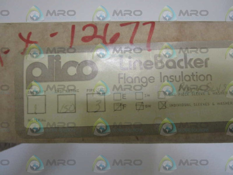 PLICO LINE BACKER FLANGE INSULATION 150 3" *NEW IN BOX*
