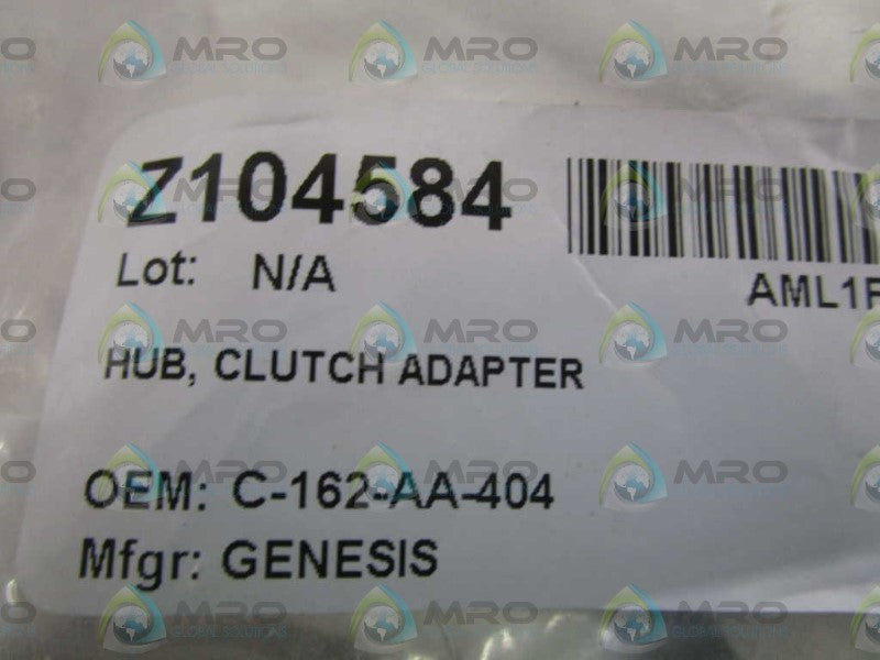 GENESIS CLUTCH ADAPTER HUB C-162-AA-404 *NEW NO BOX*