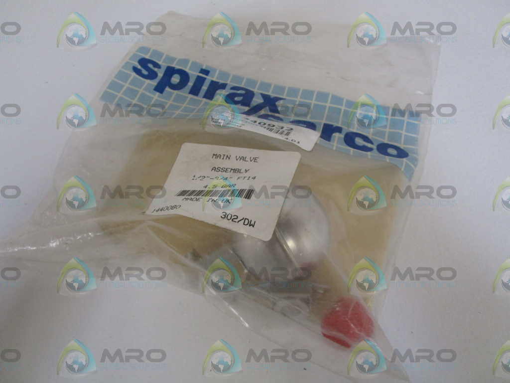 SPIRAX SARCO 1/2"-3/4" MAIN VALVE ASSEMBLY 1440080 * NEW IN FACTORY BAG *