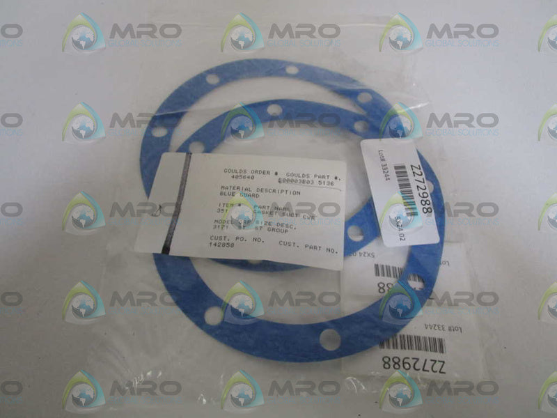 LOT OF 2 GOULDS GASKET B00003B03 5136 *NEW IN BAG*