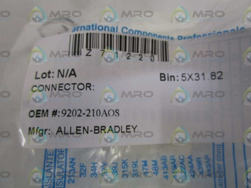 INDUSTRIAL SPARE PART 9202-210AOS NSNP