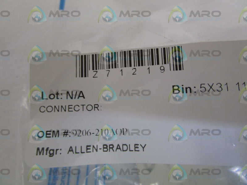 INDUSTRIAL SPARE PART 9206-210AOP NSNP