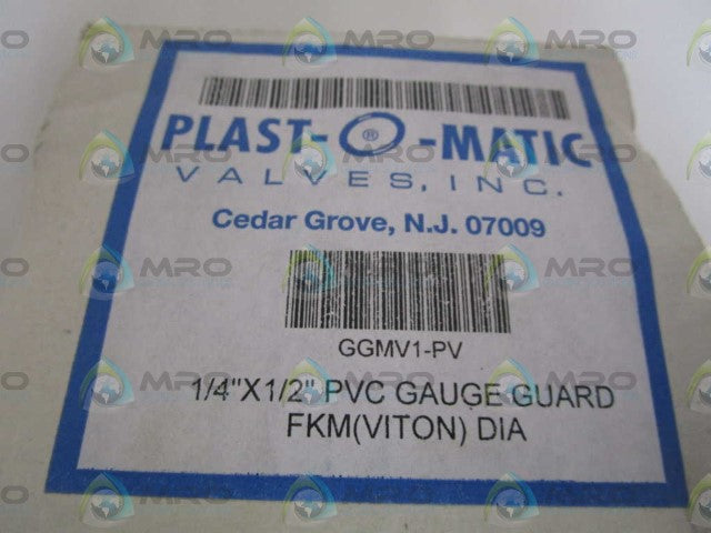PLAST-O-MATIC 1/4"X1/2" GAUGE GUARD GGMV1-PV *NEW IN BOX*