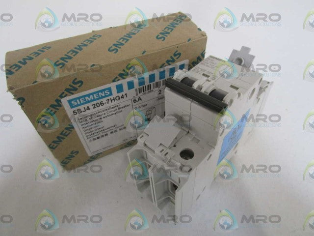 SIEMENS 6A 2P 240V CIRCUIT BREAKER 5SJ4206-7HG41 *NEW IN BOX*