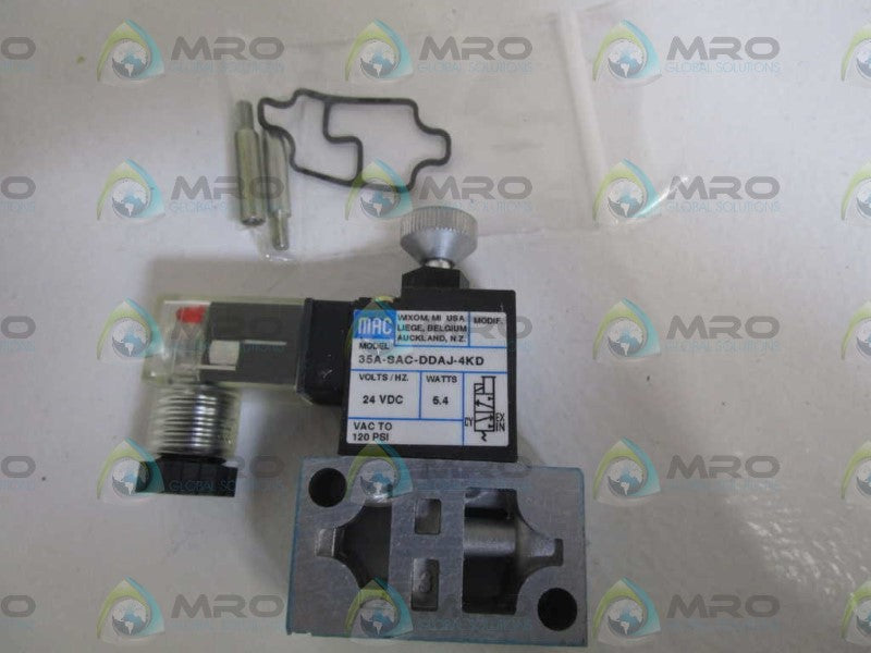 MAC VALVE 35A-SAC-DDAJ-4KD *NEW IN BOX*