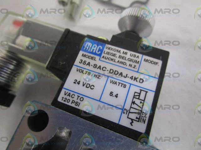 MAC VALVE 35A-SAC-DDAJ-4KD *NEW IN BOX*